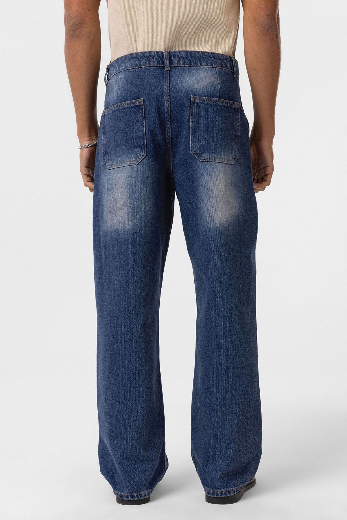 Cep Detaylı Baggy Fit Jean