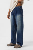 Cep Detaylı Baggy Fit Jean