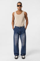 Cep Detaylı Baggy Fit Jean