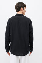 Basic Oversize Pamuk Keten Gömlek