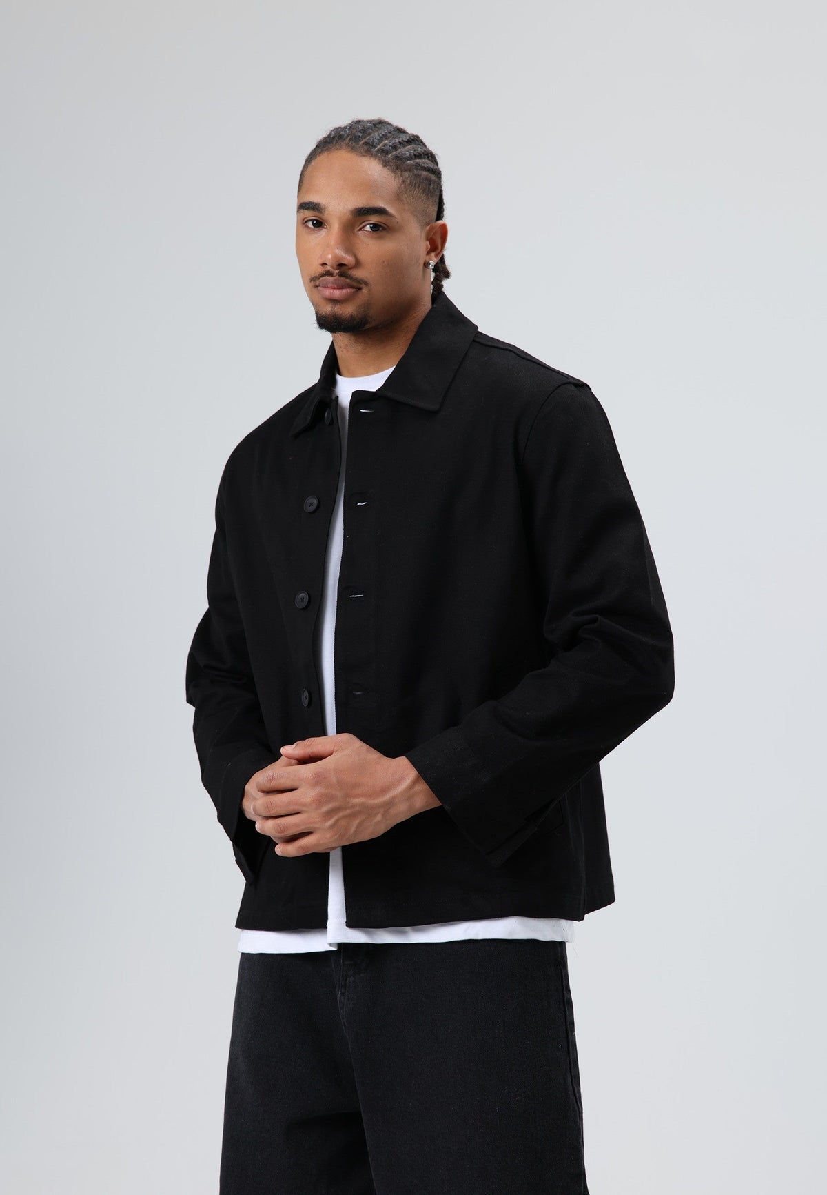 Boxy Fit Gabardin Ceket