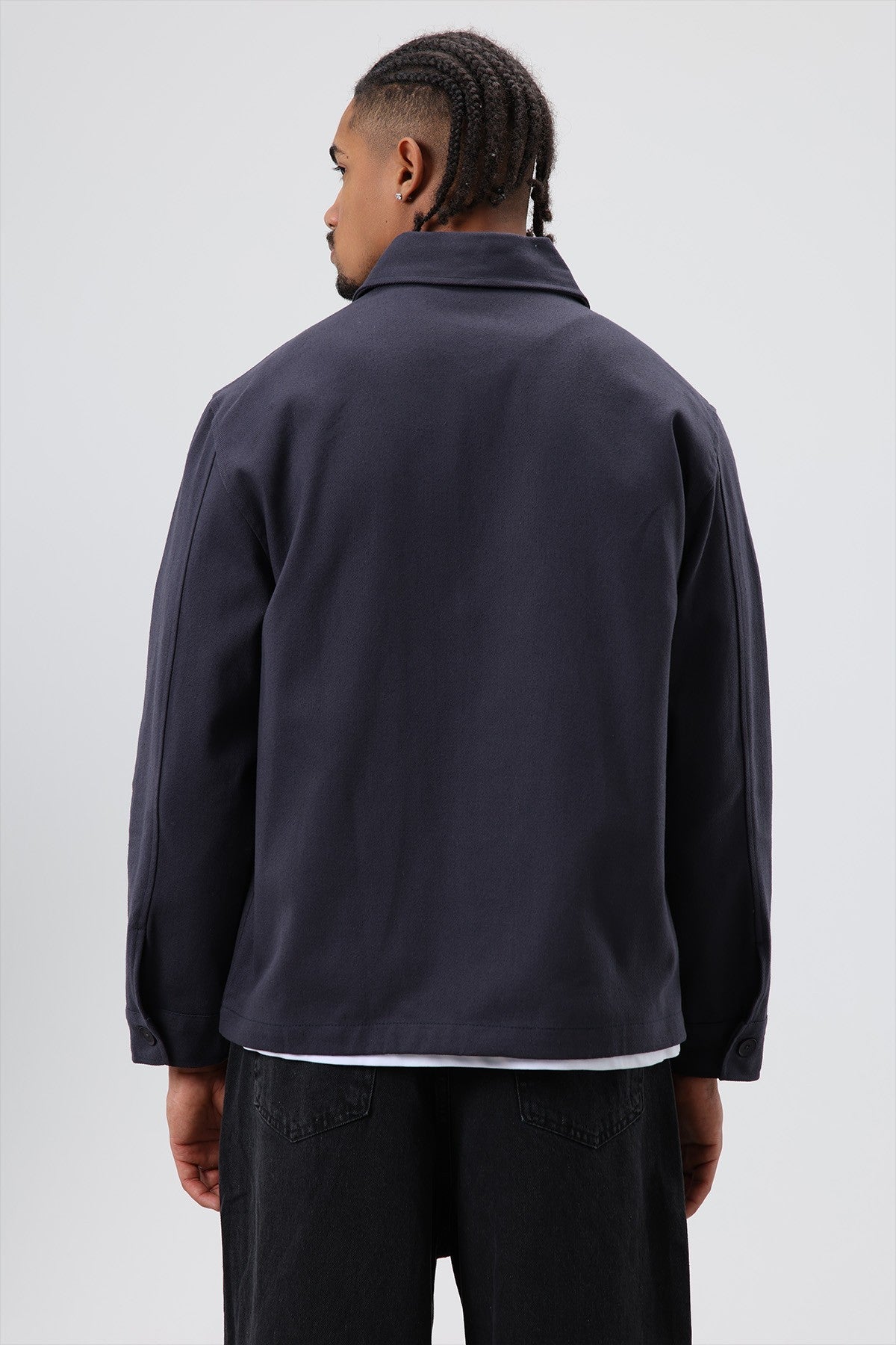 Boxy Fit Gabardin Ceket