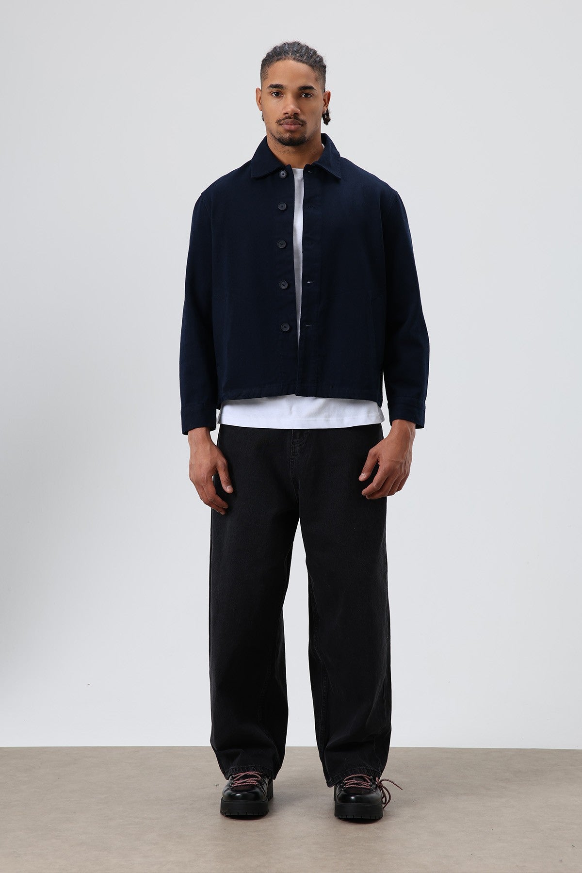 Boxy Fit Gabardin Ceket