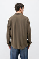 Hafif Dokulu Oversize Gömlek