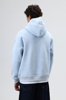 Oversize Baskılı Kapüşonlu Sweatshirt