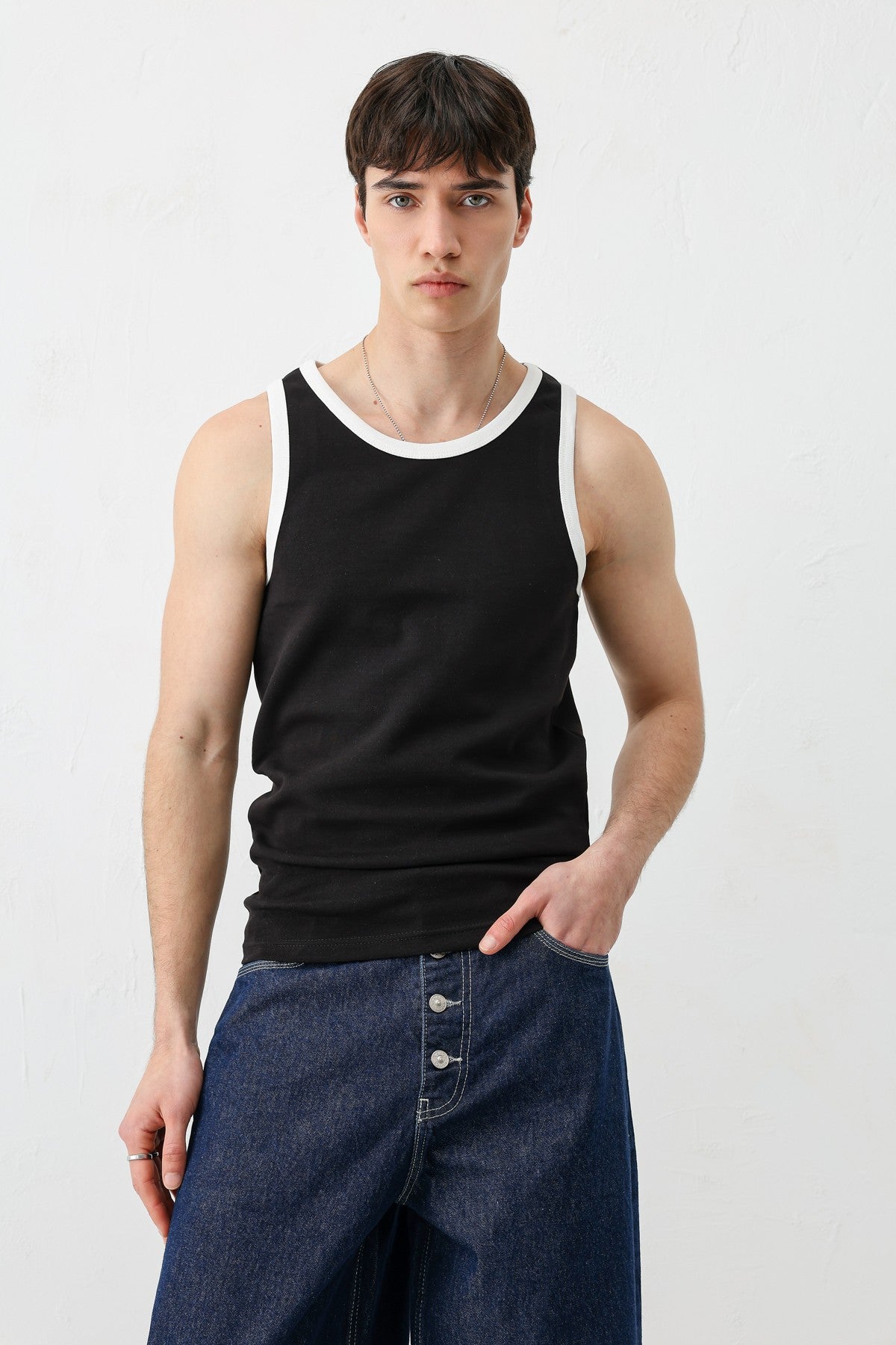 Oversize Askılı Tişört