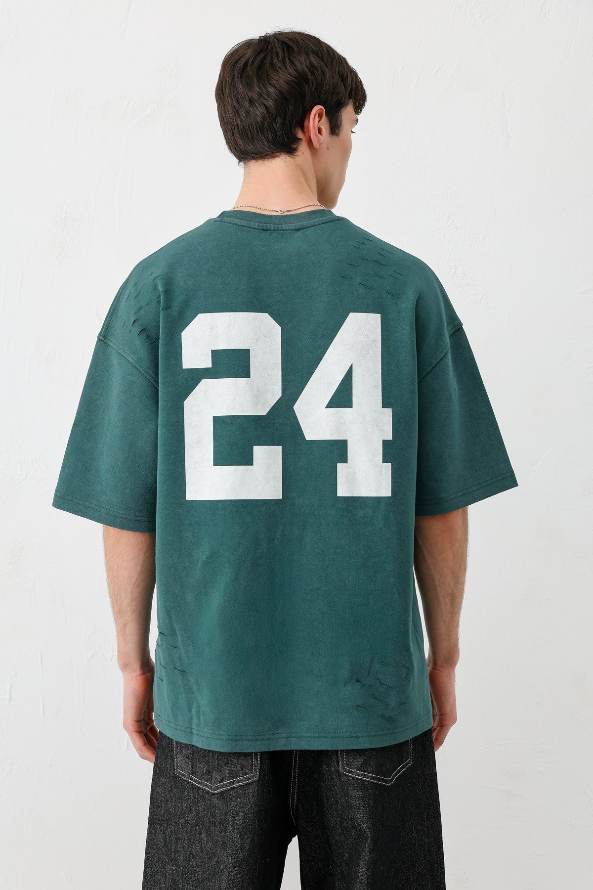 Baskılı Oversize Tişört