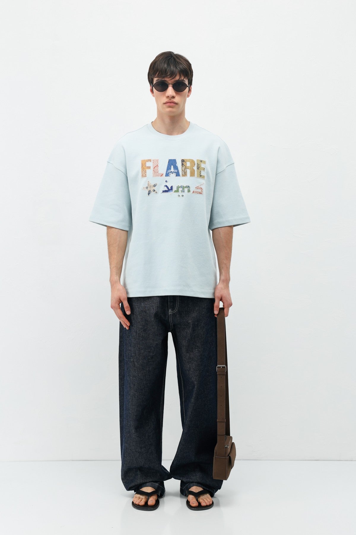 Baskılı Oversize Tişört