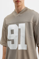 Baskılı Fitilli Oversize Tişört