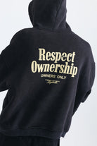 Boxy Fit Yazılı Kapüşonlu Sweatshirt