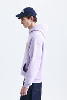 Nakışlı Oversize Kapüşonlu Sweatshirt