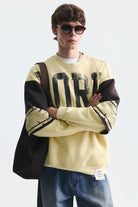 Oversize Çift Kollu Sweatshirt