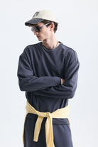 Dikiş Detaylı Oversize Sweatshirt