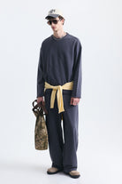 Dikiş Detaylı Oversize Sweatshirt