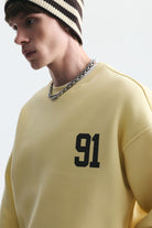 Oversize Baskılı Sweatshirt