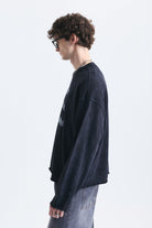 Boxy Fit Yazılı Sweatshirt