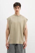 Oversize Kolsuz Basic Tişört