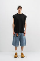 Oversize Kolsuz Basic Tişört