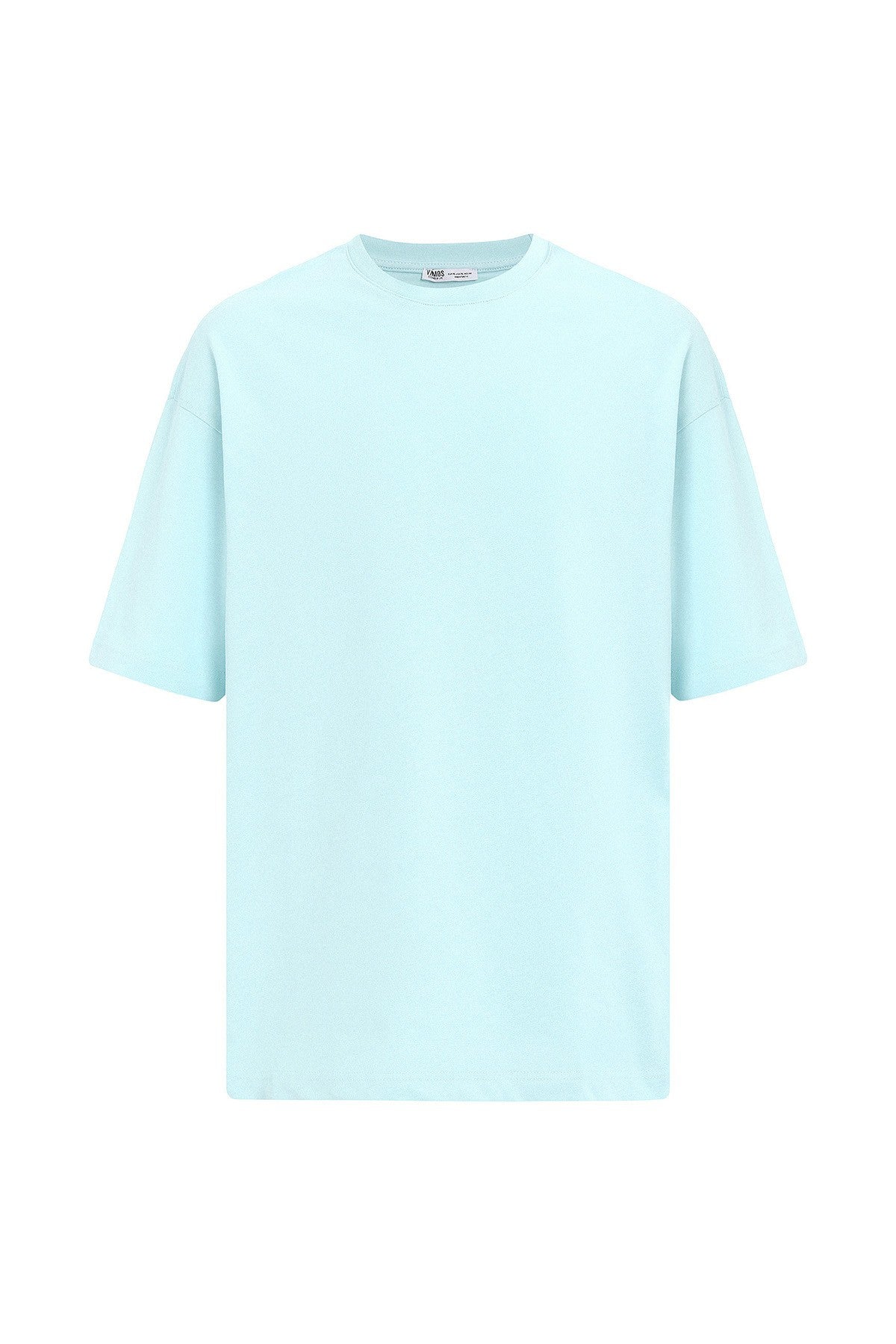 Basic Oversize Bisiklet Yaka Tişört