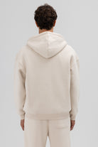 Basic Fermuarlı Oversize Kapüşonlu Sweatshirt