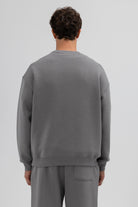 Basic Bisiklet Yaka Oversize Sweatshirt