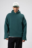 Basic Oversize Dikişsiz Kapüşonlu Sweatshirt