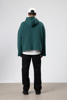 Basic Oversize Dikişsiz Kapüşonlu Sweatshirt