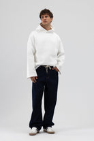Basic Oversize Dikişsiz Kapüşonlu Sweatshirt