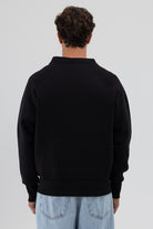 Oversize Düğmeli Sweatshirt