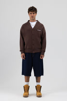 Oversize Düğmeli Sweatshirt
