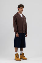 Oversize Düğmeli Sweatshirt