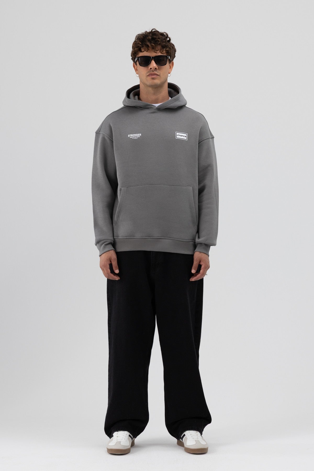 Oversize Arka Baskılı Sweatshirt