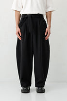 Barrel Fit Tailored Fit Kemerli Pantolon