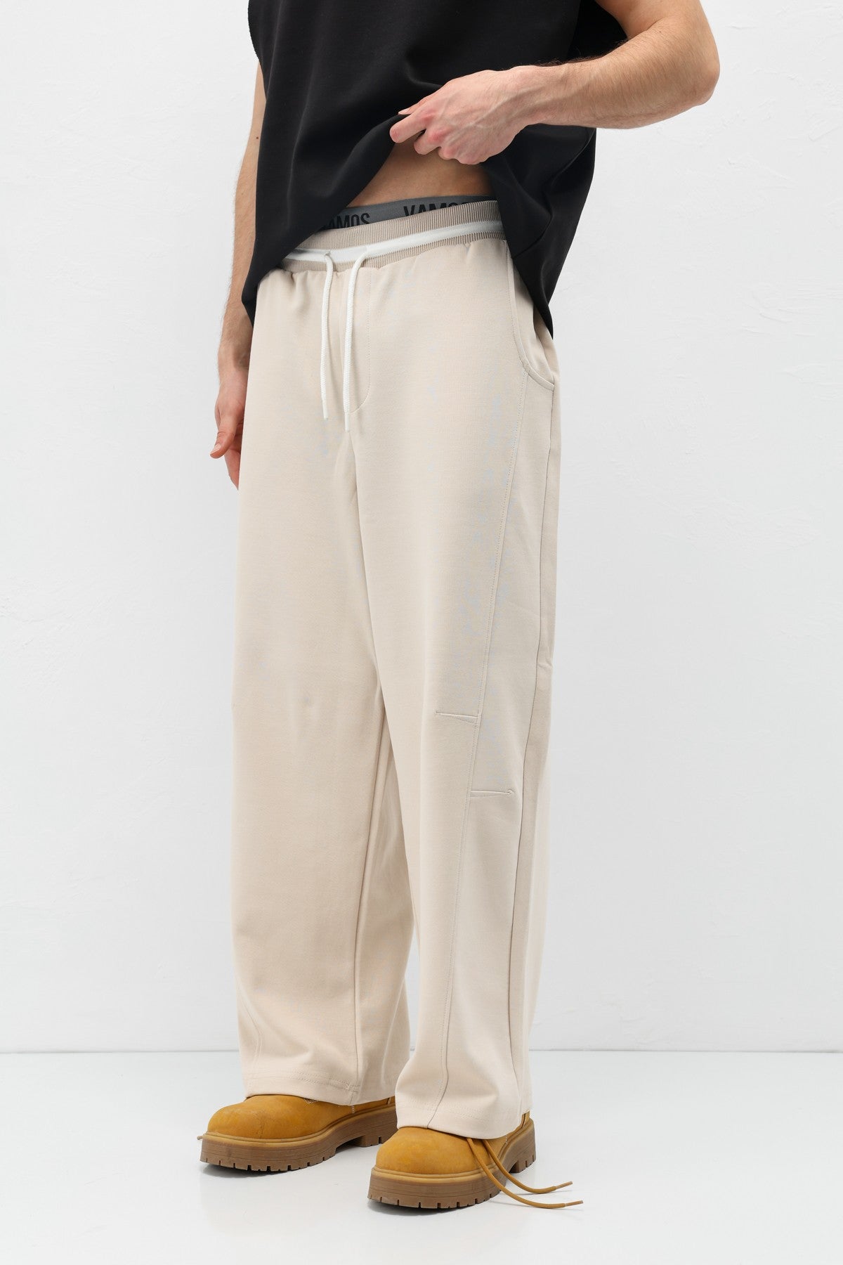 Bağcıklı Baggy Fit Eşofman Alt