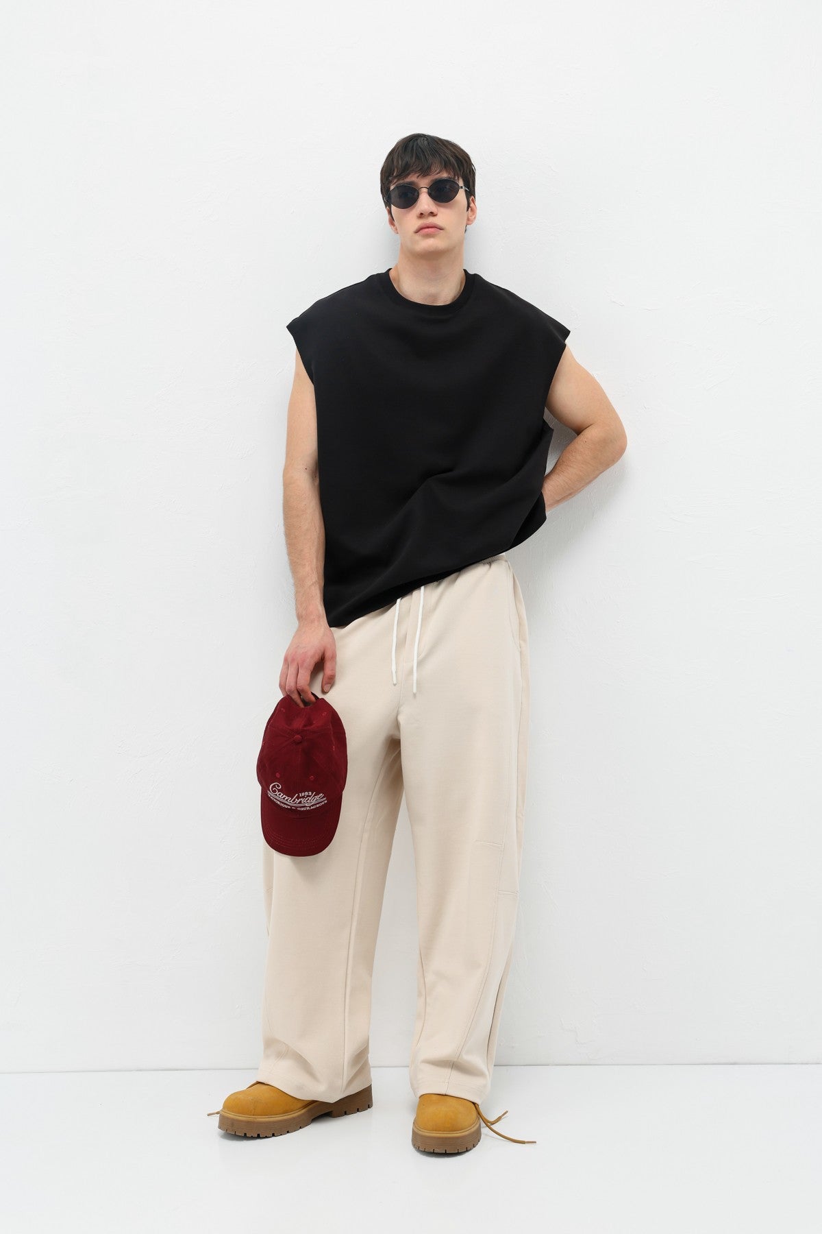 Bağcıklı Baggy Fit Eşofman Alt