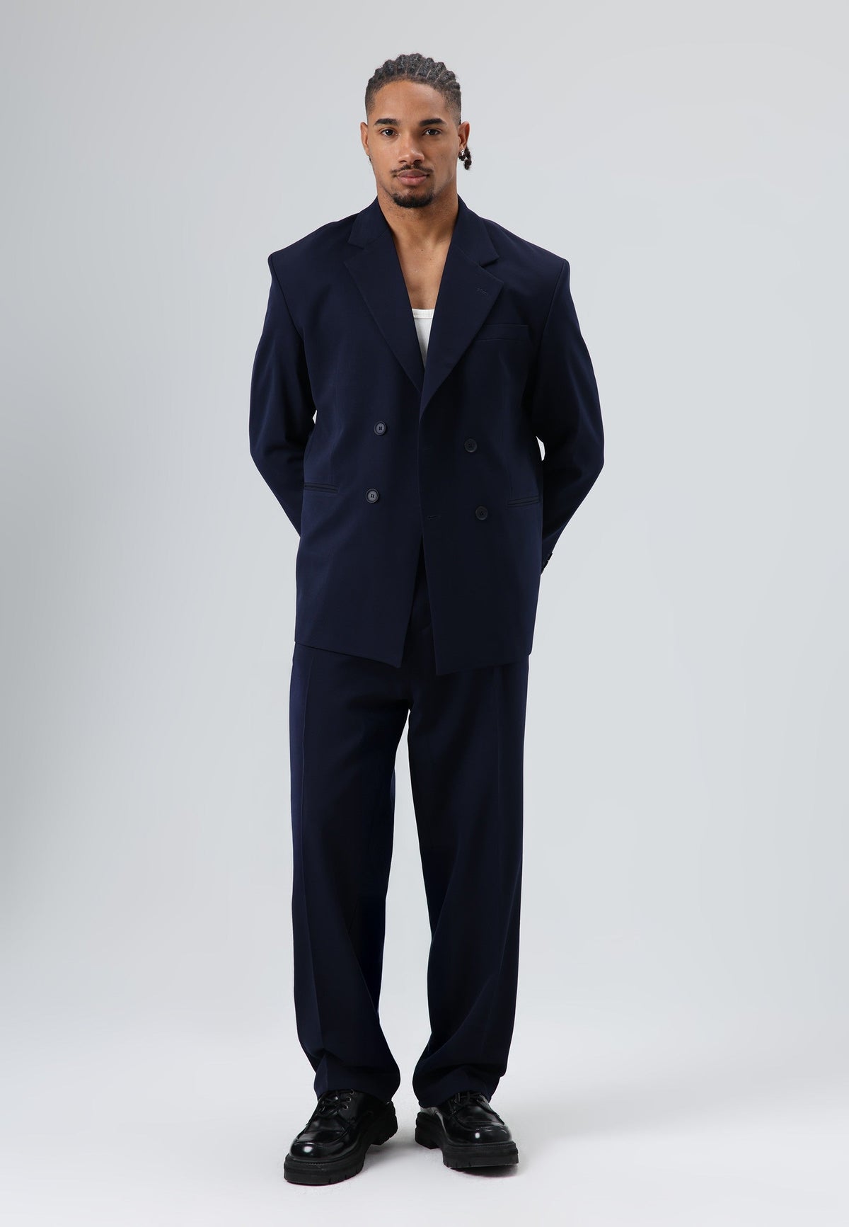Oversize Kruvaze Takım Elbise