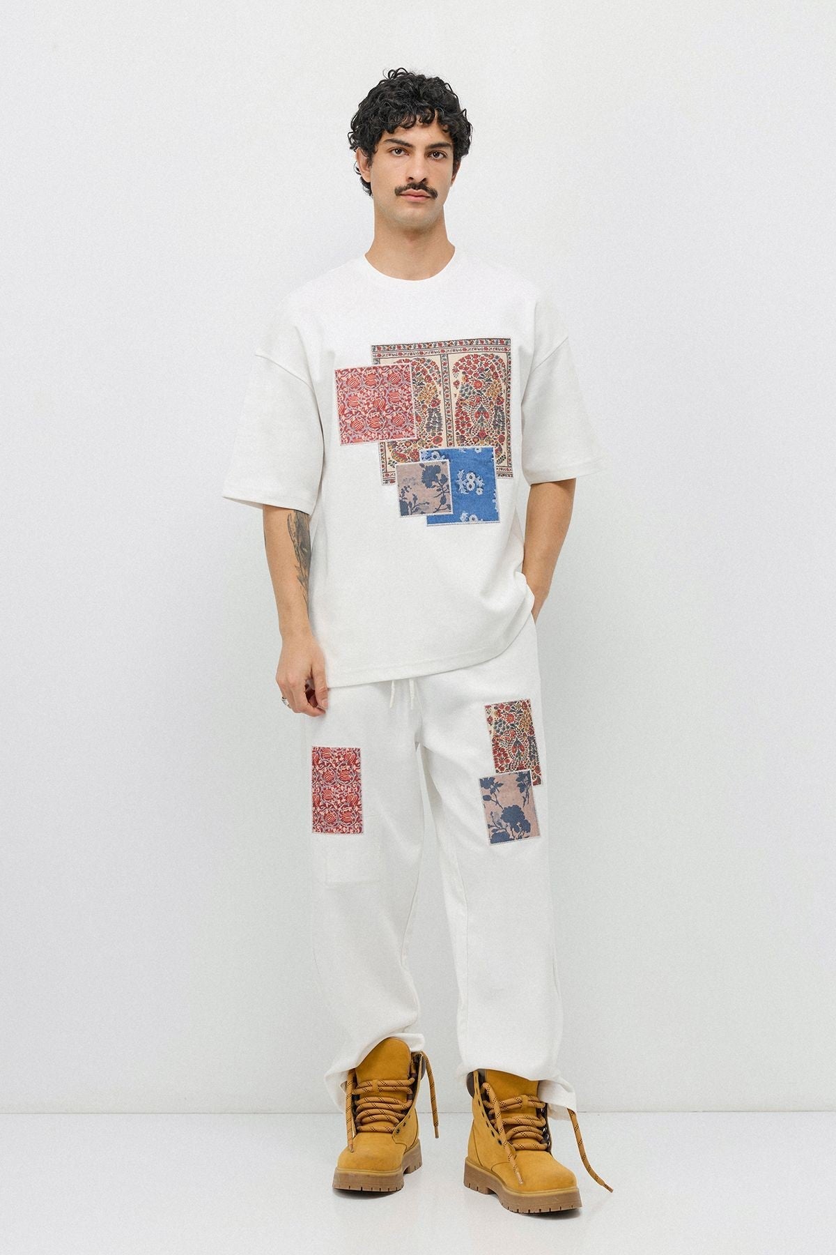 Oversize Baskılı Eşofman Takım