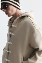 Süslü Düğme Sweatshirt Ve Barrel Fit Eşofman Takım