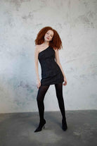 Mirimalist | Vega Tweed Mini Dress 1 | Milagron