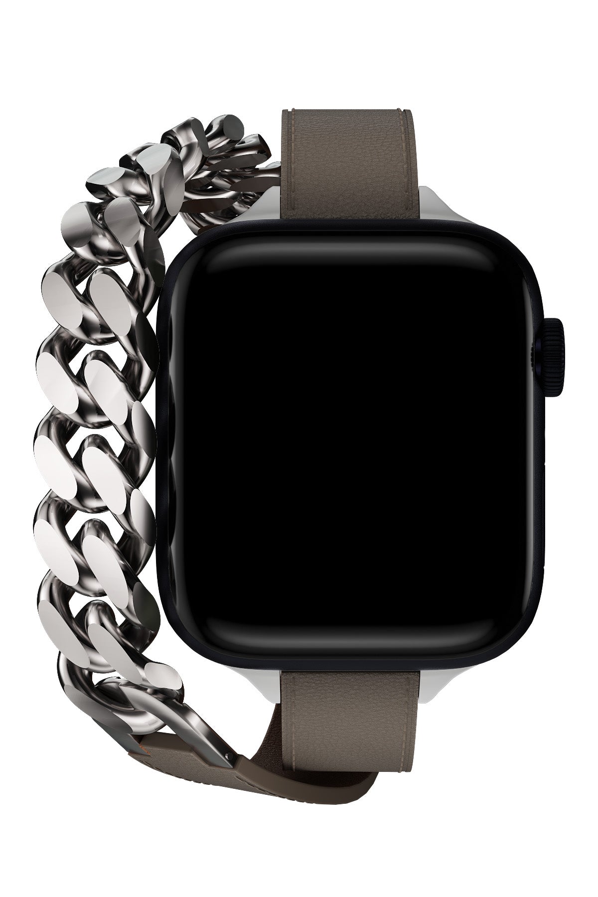Apple Watch Uyumlu Double Tour Deri Kordon Vizon