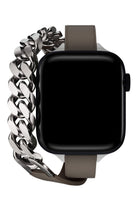 Apple Watch Uyumlu Double Tour Deri Kordon Vizon