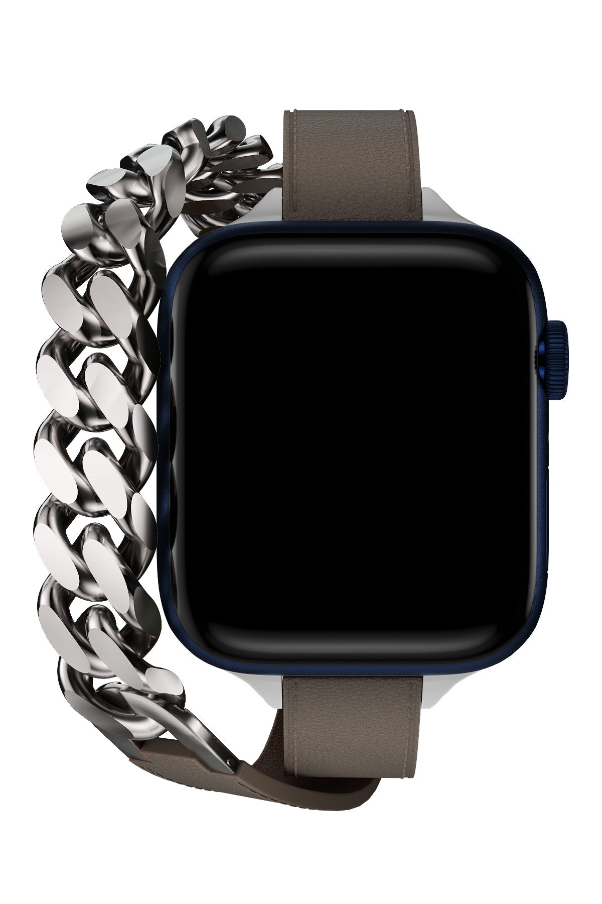 Apple Watch Uyumlu Double Tour Deri Kordon Vizon