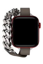 Apple Watch Uyumlu Double Tour Deri Kordon Vizon
