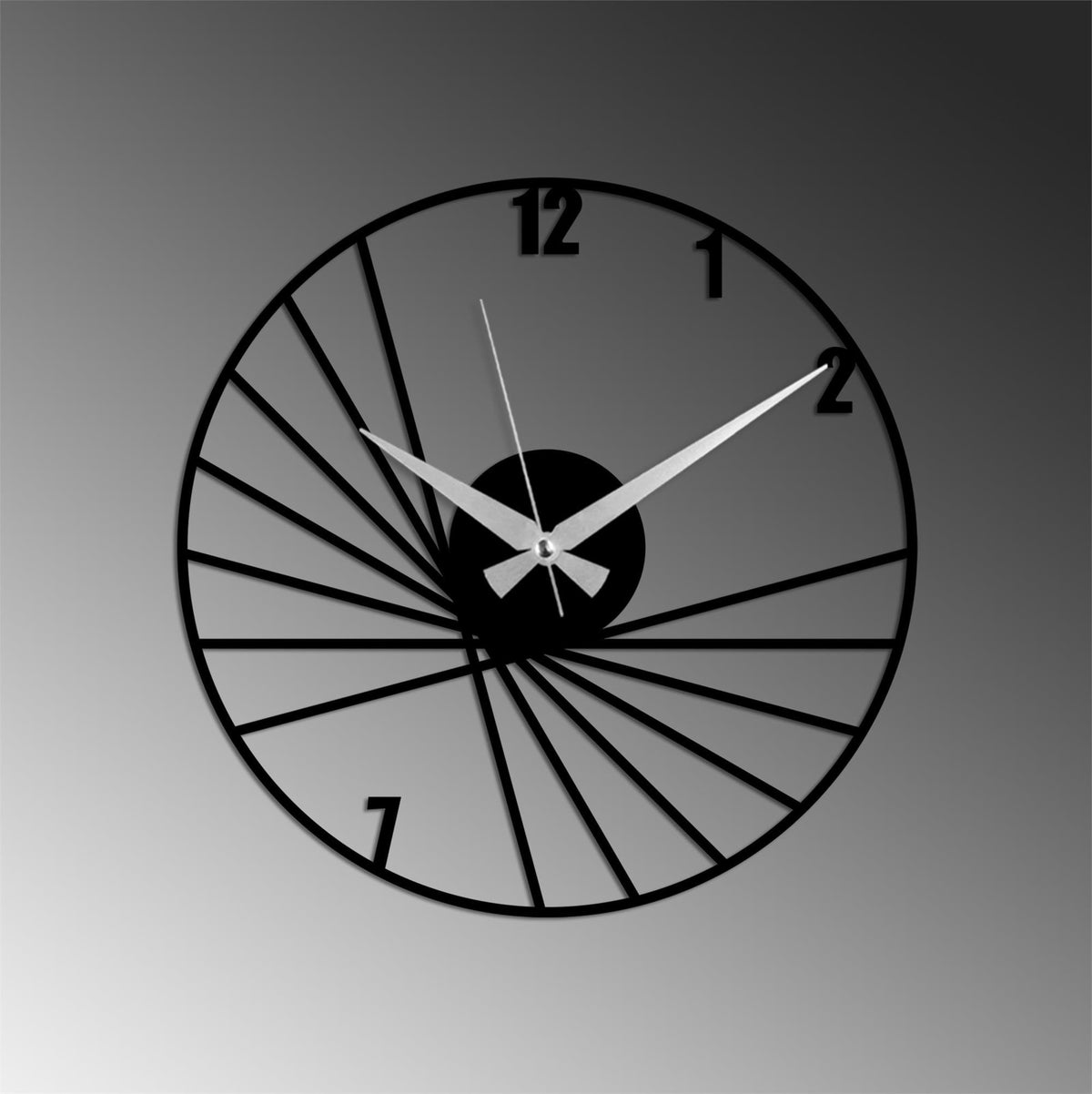 Watch-066 Dekoratif Metal Duvar Saati 