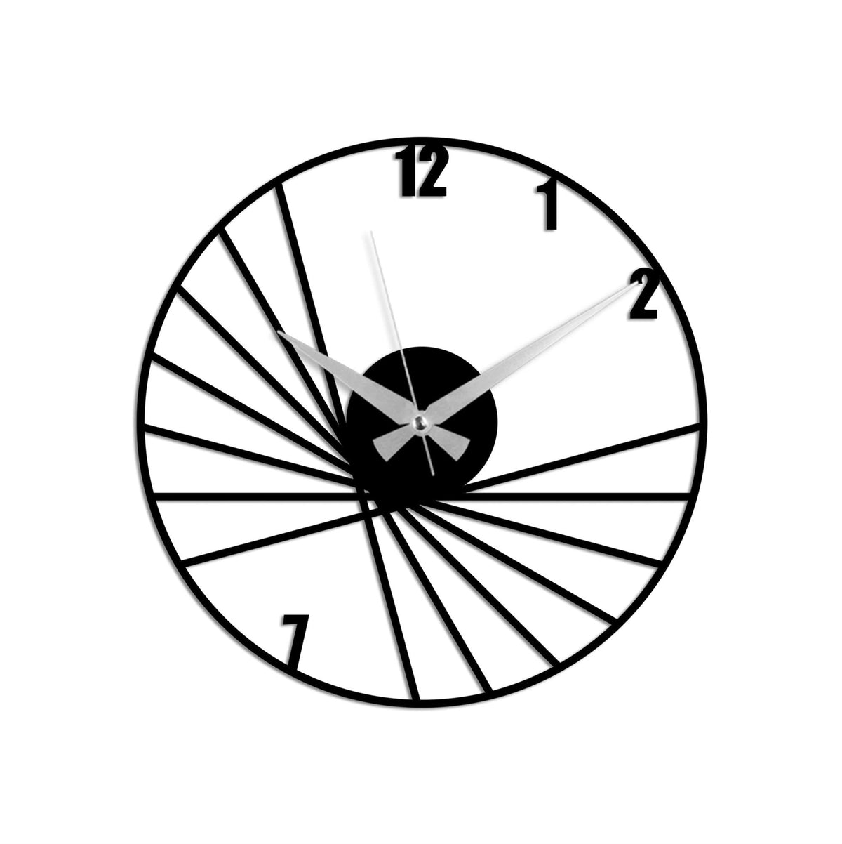 Watch-066 Dekoratif Metal Duvar Saati 