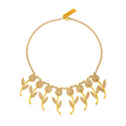 Lale Devri Şampanya Kristal Choker