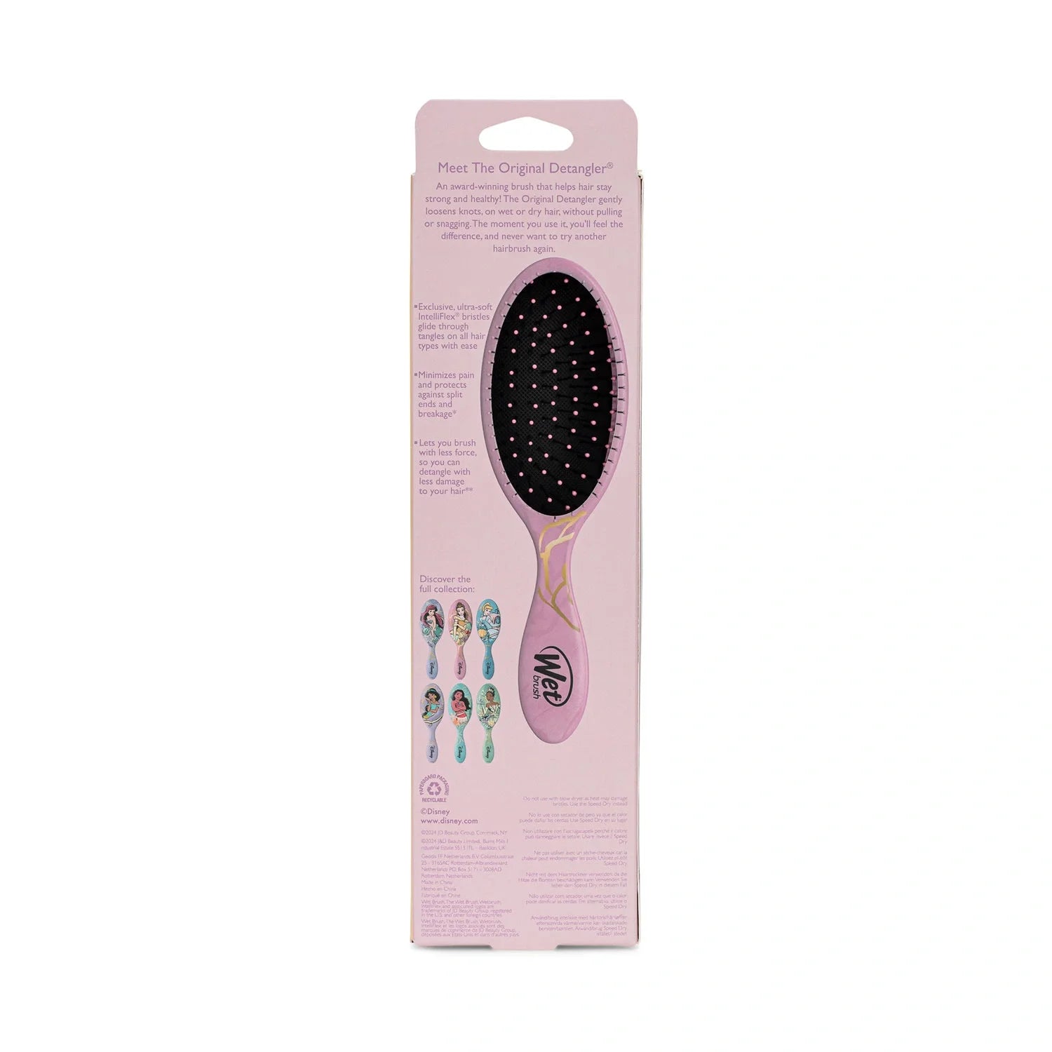 Wet Brush Disney Elegant Princess Dolaşık Açıcı Saç Fırçası Bell