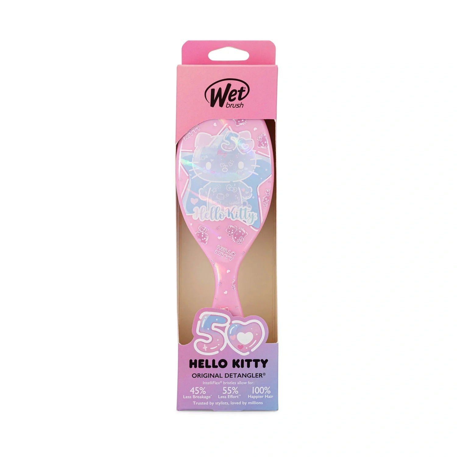 Wet Brush Hello Kitty Dolaşık Açıcı Saç Fırçası Pembe