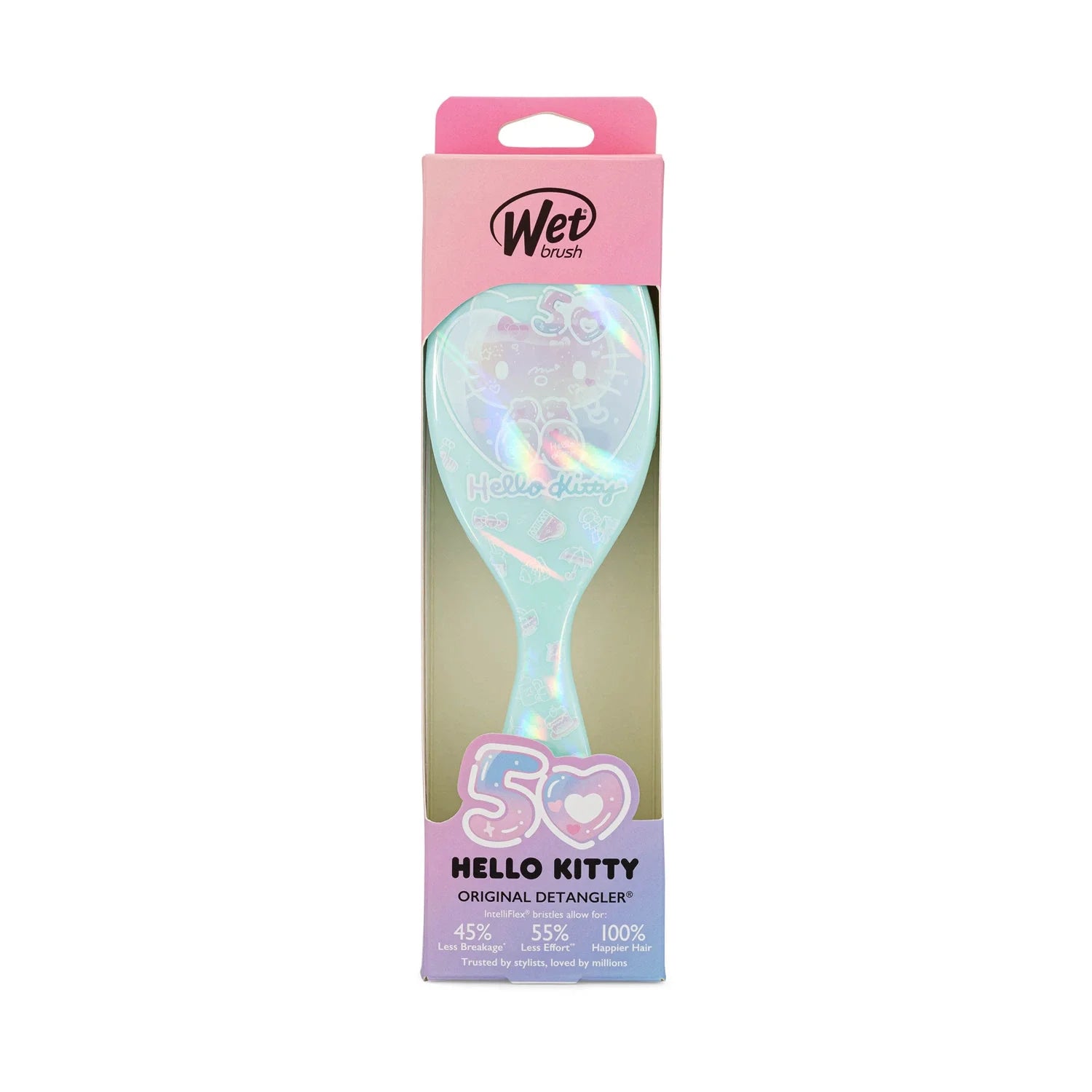 Wet Brush Hello Kitty Dolaşık Açıcı Saç Fırçası Yeşil