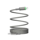 Wi-C081 Maglink Işıklı Magnetik Usb-A To Lightning Hızlı Şarj Kablosu 1M